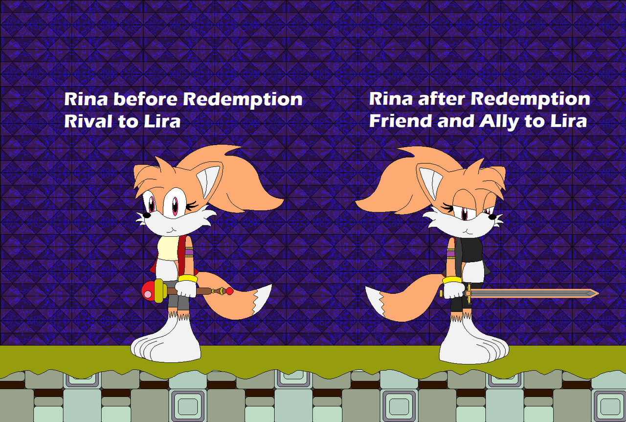 Redefined Rina The two sides of Rina by xsallyxacornxx on DeviantArt