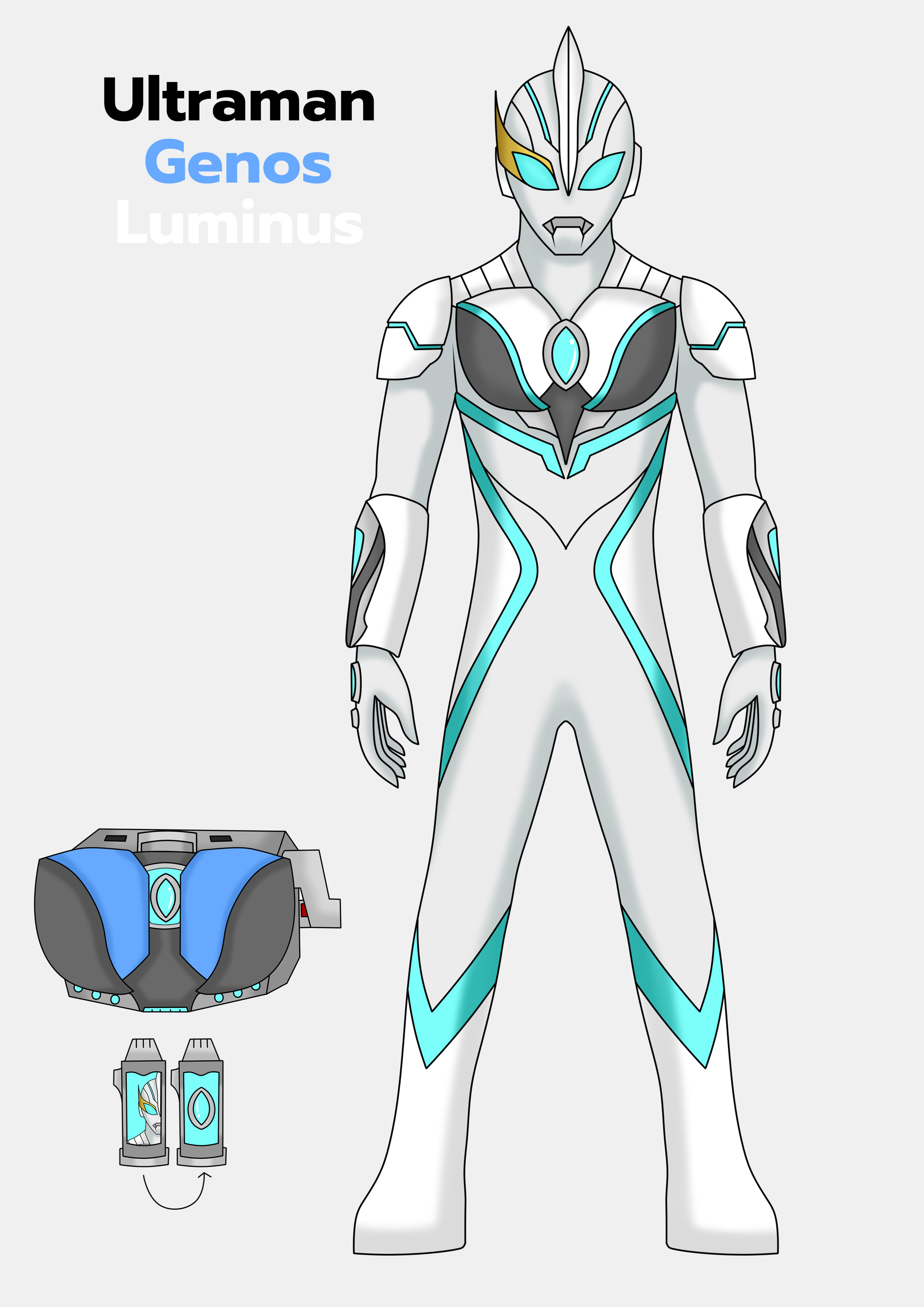 Ultraman Genos Luminus by SolarUNite on DeviantArt