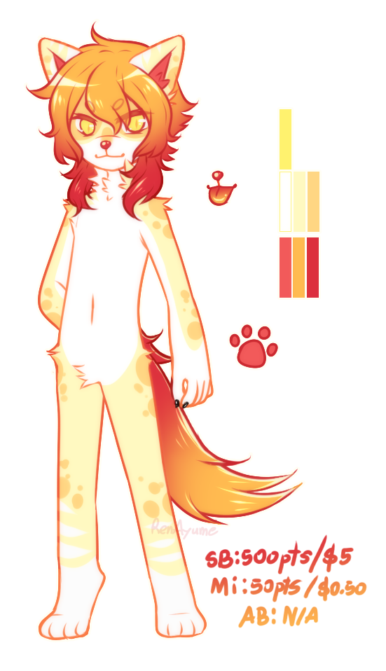 |CLOSE Auction|SB 500pts/$5 Adopt Chibi Furry