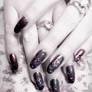 Heartagram Nail Art