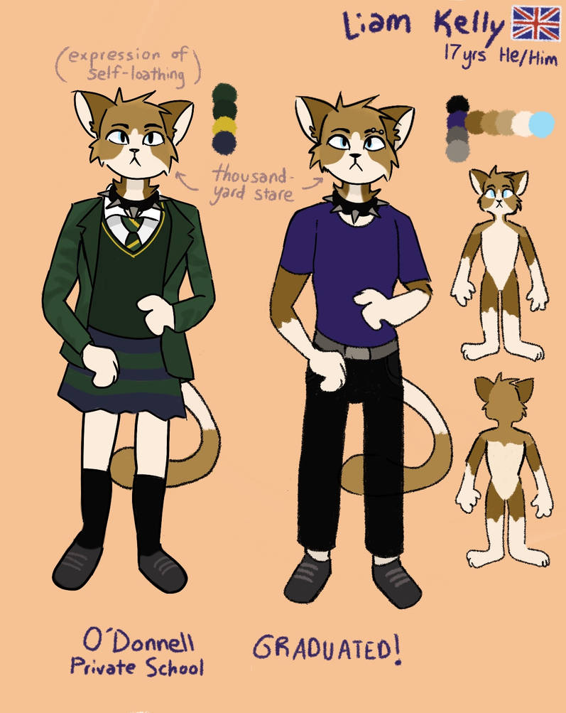 Liam Character Ref by Spotchy700 on DeviantArt