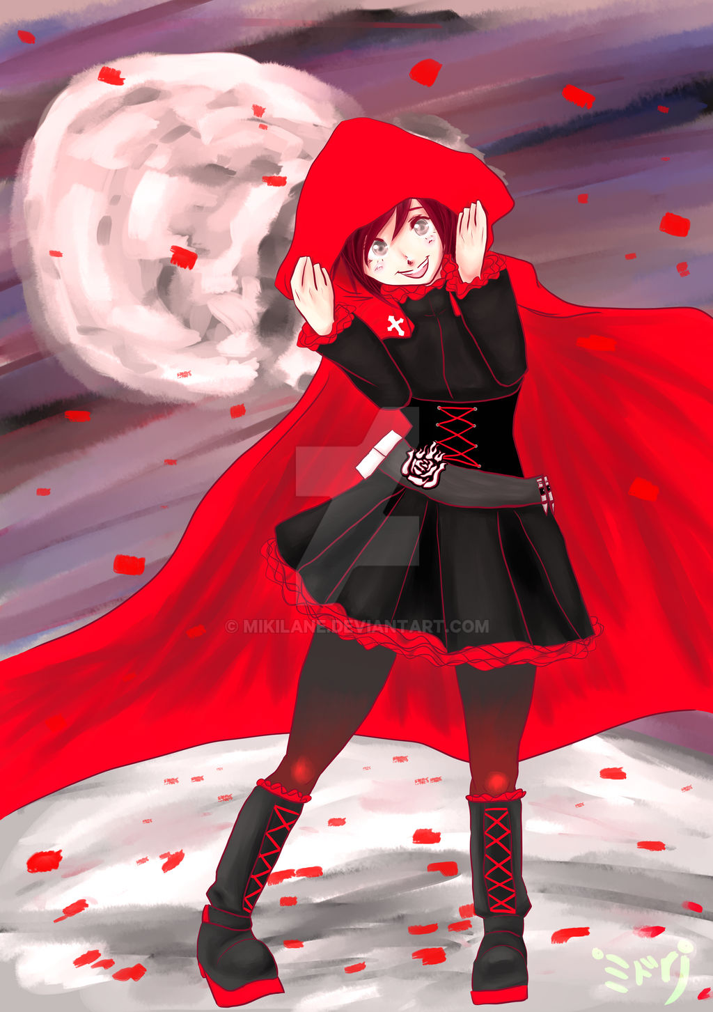 Ruby Rose On Rwby Deviantart RWBY Ruby Rose by Mikilane on DeviantArt