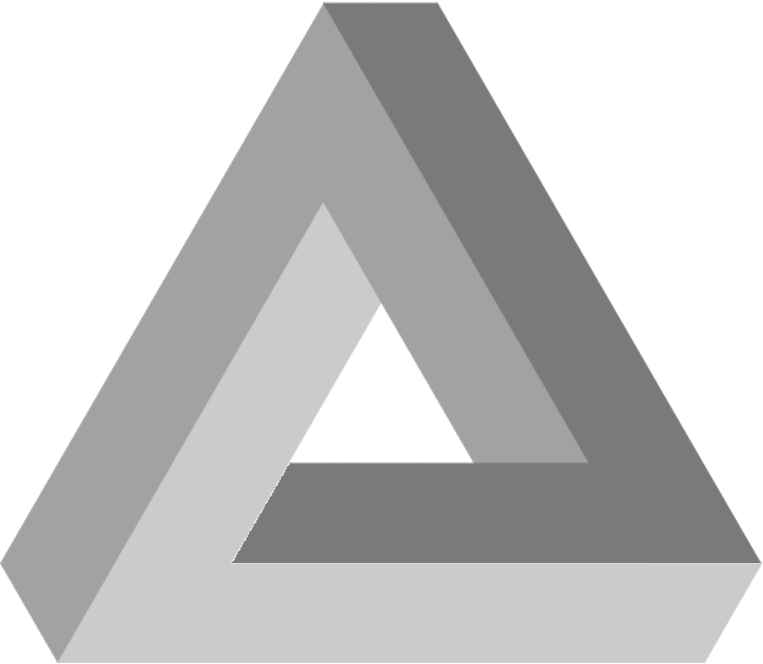Иллюзия треугольник Пенроуза. Треугольник Пенроуза секрет. Невозможный треугольник. Невозможные фигуры. Невозможный наследник 3