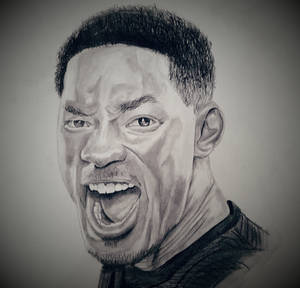 Will Smith pencil drawing