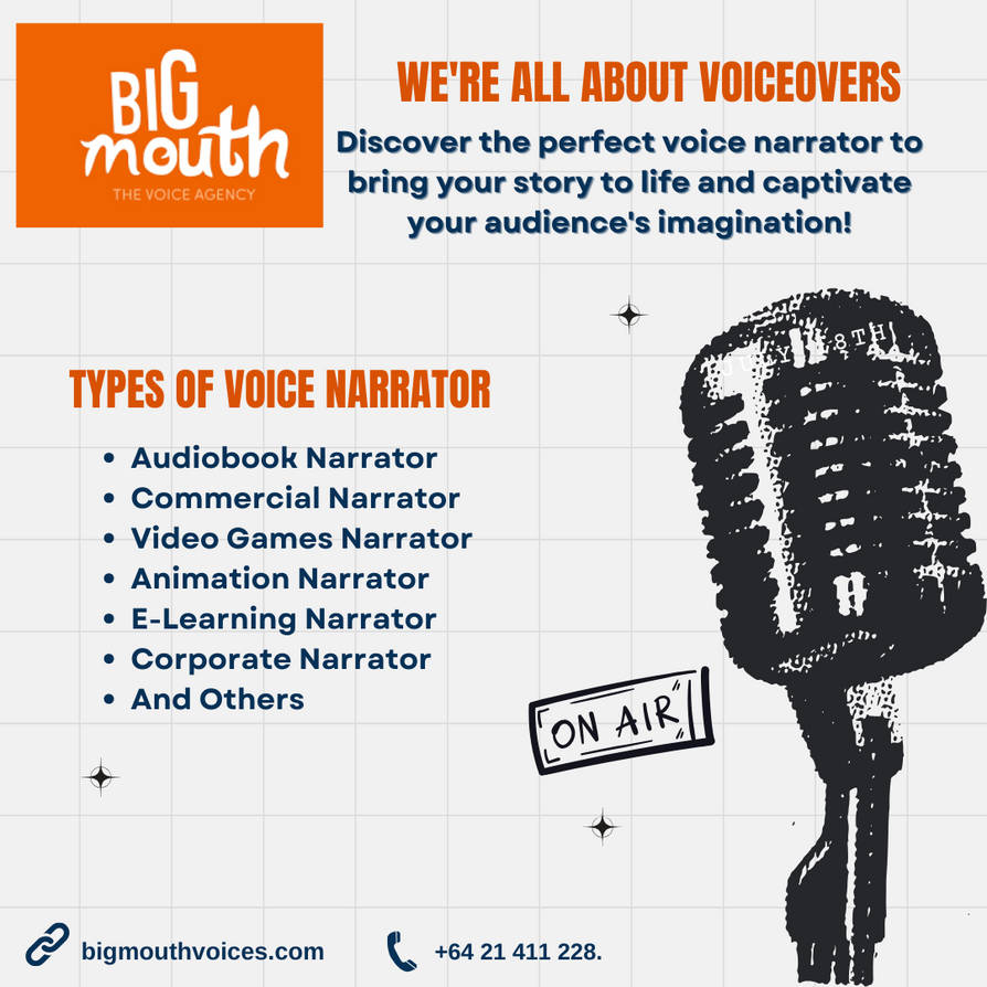 Understanding Types of Voice Narrators by Bigmouthvoice on DeviantArt