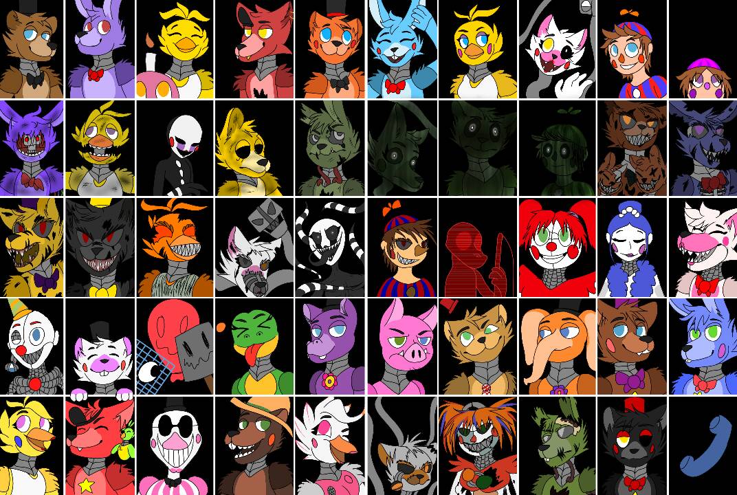 UCN roster (remake) by KittyKingRo on DeviantArt