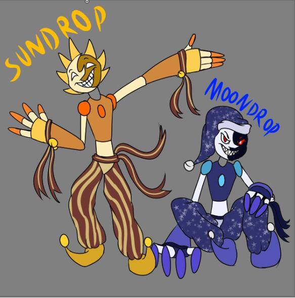Sundrop and moondrop (redesign) by KittyKingRo on DeviantArt