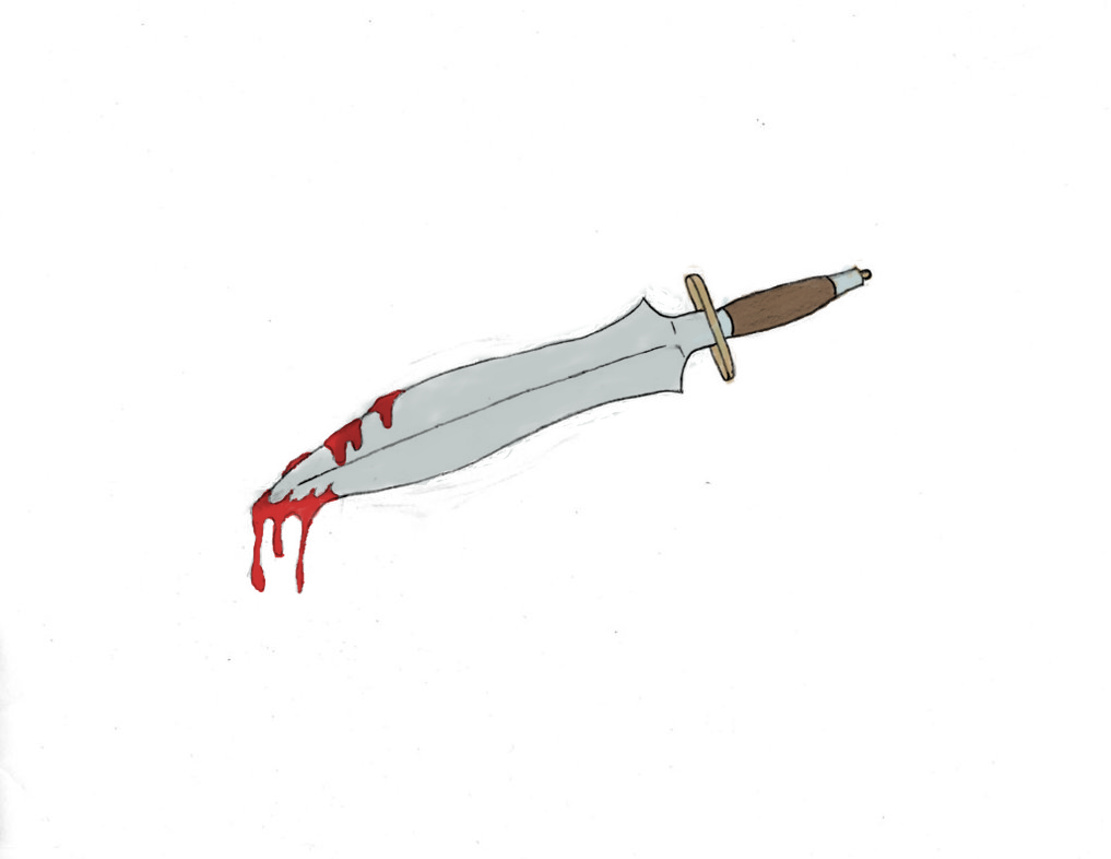 Bloody Dagger Colored by Venatusvir on DeviantArt