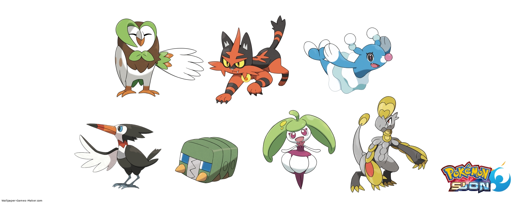 Favorite Alola pokemon of each type by Fullmoonrose7 on DeviantArt