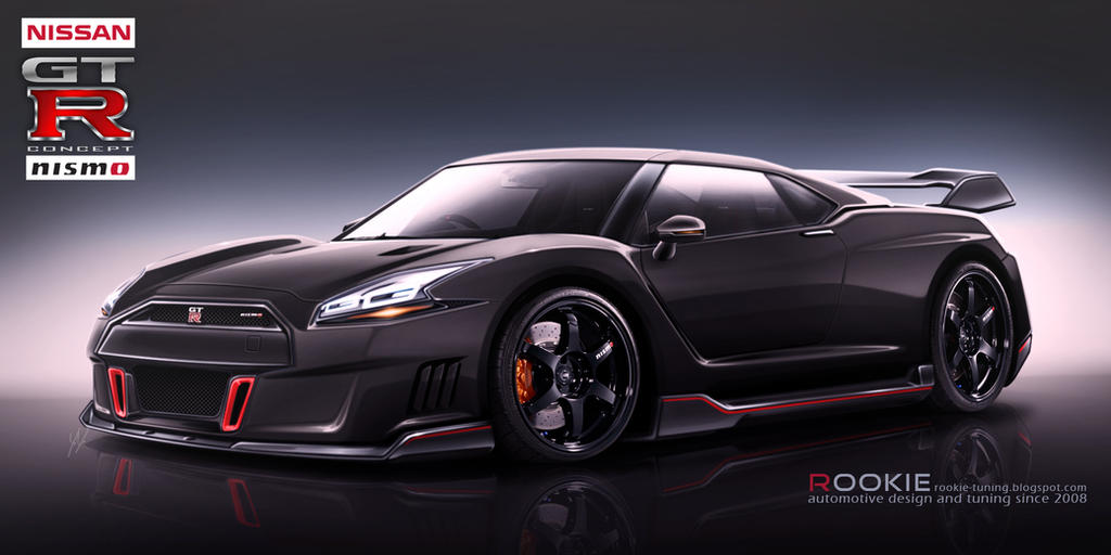 Nissan GT-R R36 concept NISMO black by rookiejeno on DeviantArt