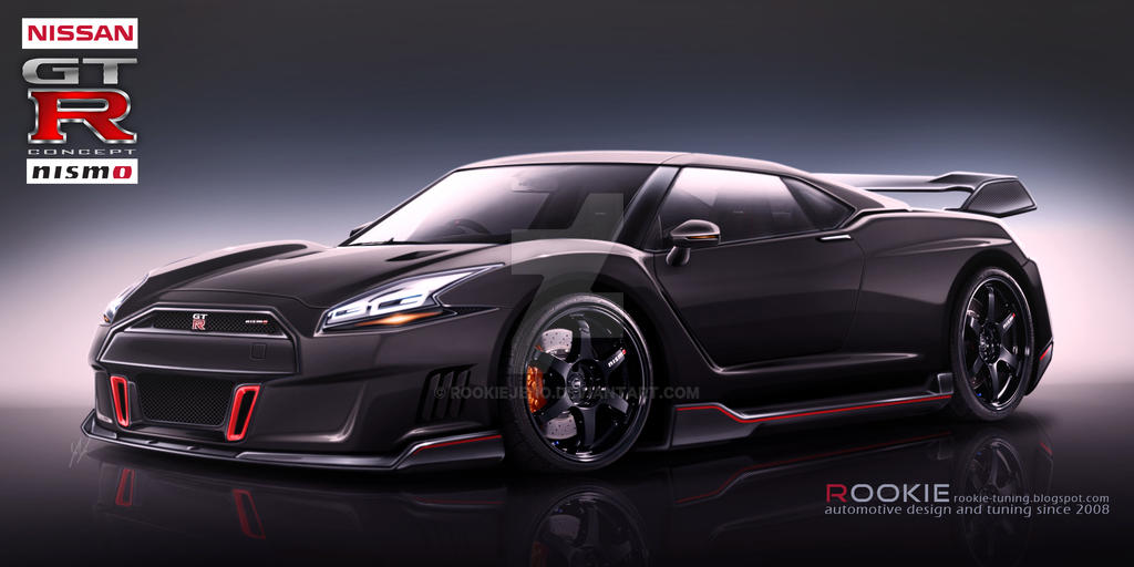 Nissan GT-R R36 concept NISMO black by rookiejeno on DeviantArt