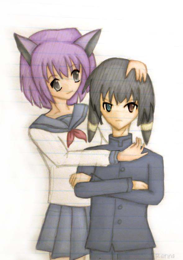 +School Uniforms+ Kyoko, Leon by renna-san on DeviantArt