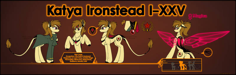 Ponymorph Katya Ironstead Reference Sheet