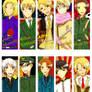 Hetalia Bookmarks