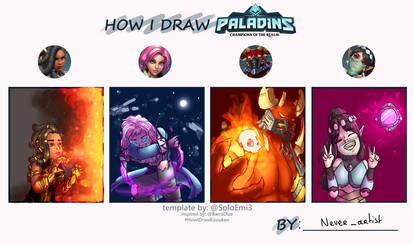 How I Draw Paladins Challenge - Paladins