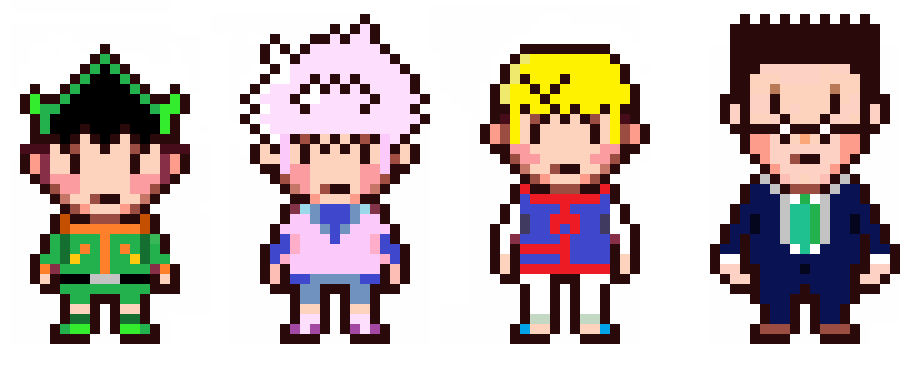 Hunter X Hunter Pixel art by UmJammerLucas on DeviantArt