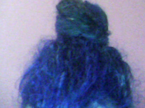 Me with blue Hair.