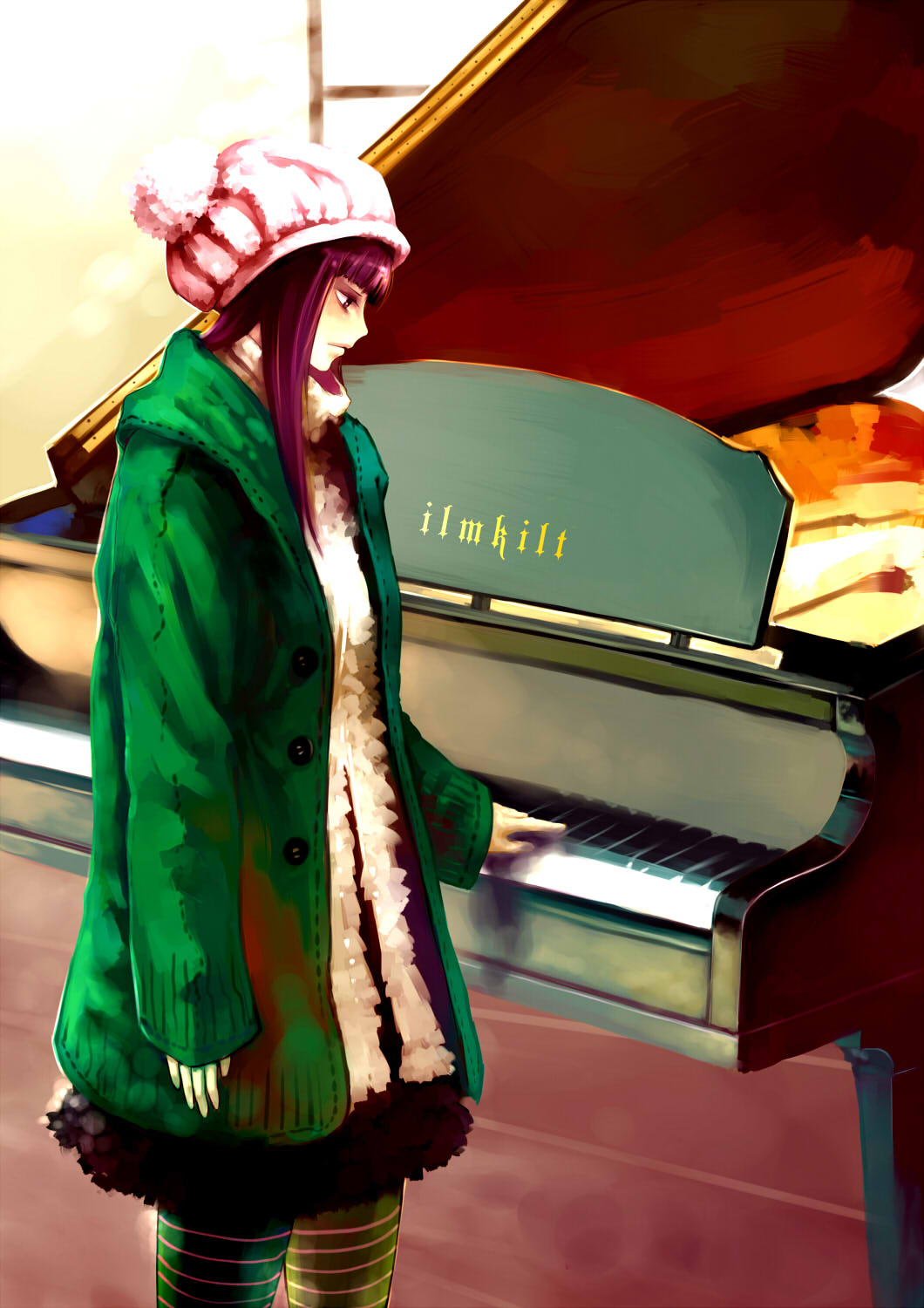 piano girl