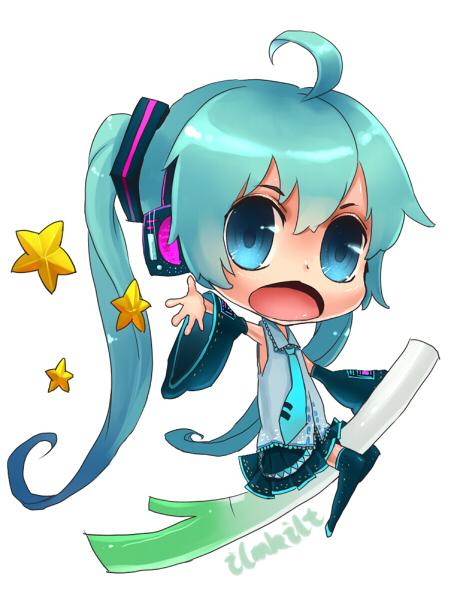 chibi miku..XDDD