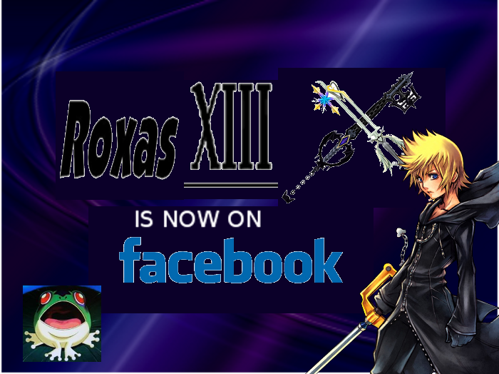 RoxasXIIIKeys is now on facebook