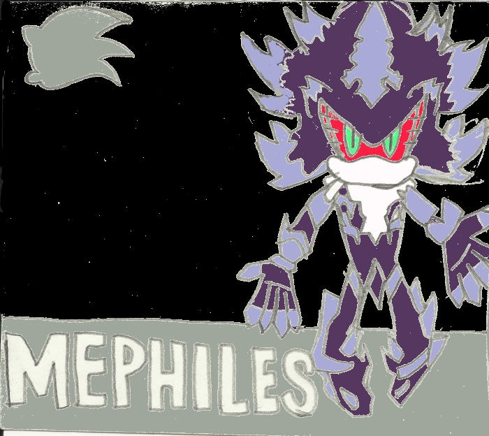 Mephiles artwork by RoxasXIIIkeys on DeviantArt