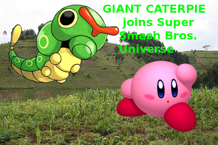 Giant Caterpie joins Super Smash Bros. Universe