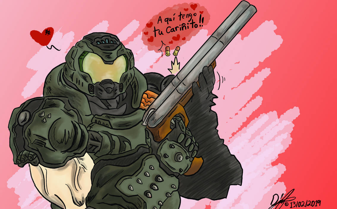 Doomguy Te Ama by Bumblebee358 on DeviantArt
