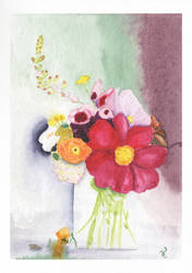 Vase with flowers 8