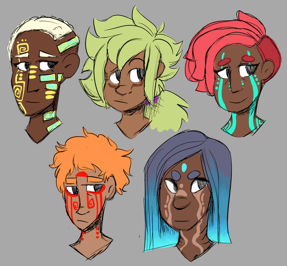 Oc Head Accessory some oc heads by aperfecta on DeviantArt