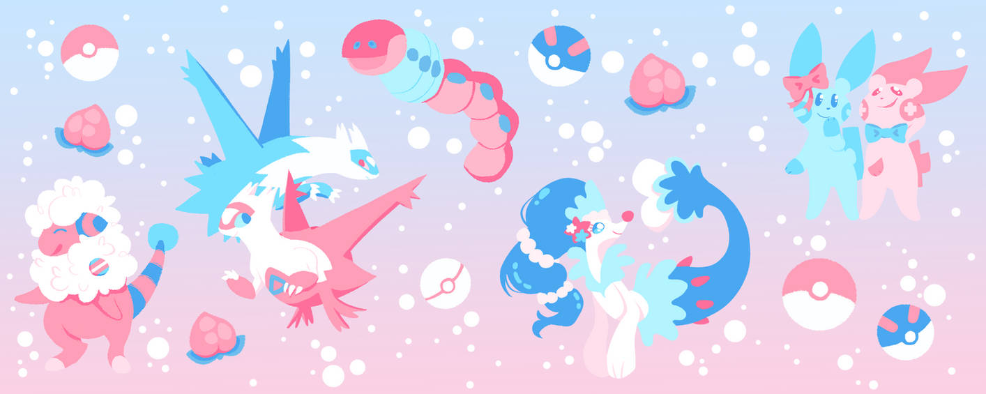 Trans Pride Pokemon by aperfecta on DeviantArt