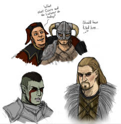 Skyrim Doodles