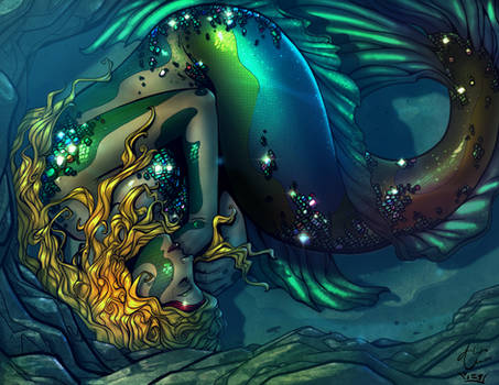 Sleeping Mermaid_COLOR