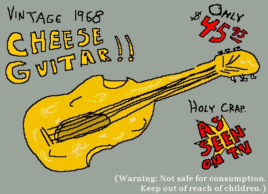 Cheese Guitar by vest on DeviantArt