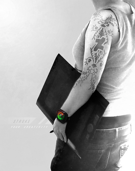 Art Stroke - Los Angeles Psi Lo Flora magazine ad