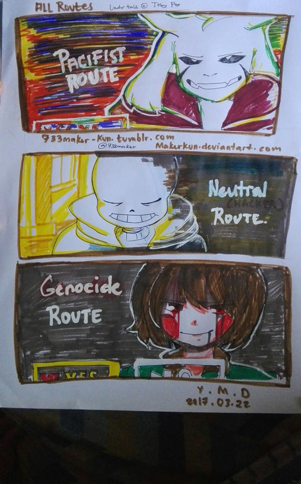 Undertale Ruta Undertale's route by Makerkun on DeviantArt