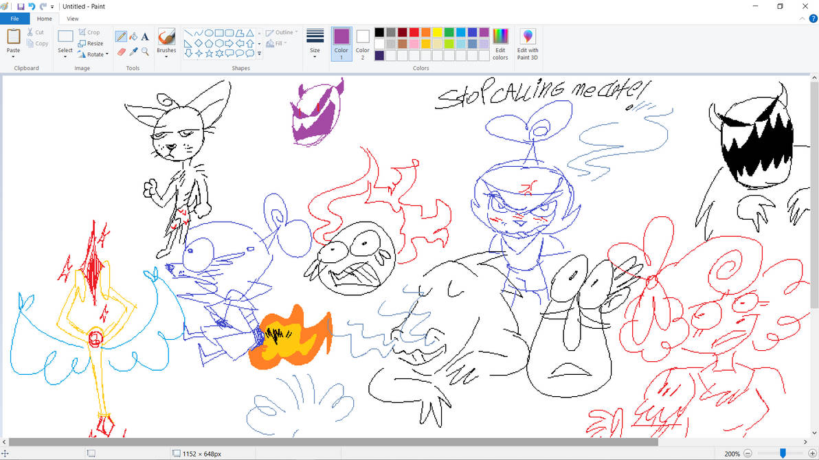 Ms Paint Doodles by Raccoonjefferson on DeviantArt