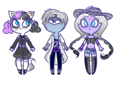 (CLOSED) Monster High Adoptables - Gothic