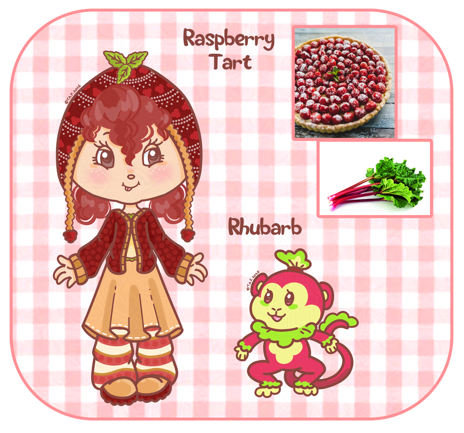 Irl Raspberry Fruit Raspberry Tart and Rhubarb - IRL Foods by Crystal-Sushi on DeviantArt