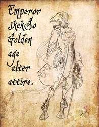 Emperor skekSo alter attire-Sketch art by SkekLa