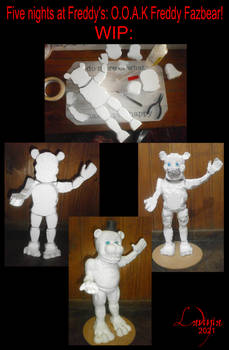 Freddy Fazbear OOAK Commission- WIP