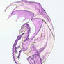 Purple Dragon Prancing