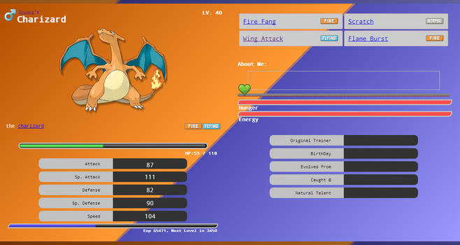 Charizard Pokemon Lookup - Drawnimals.com