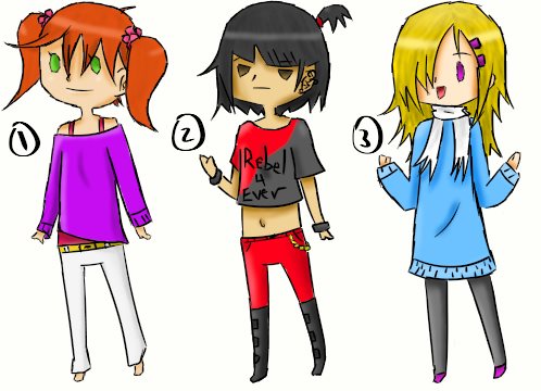 Adoptables set 1 (CLOSED)