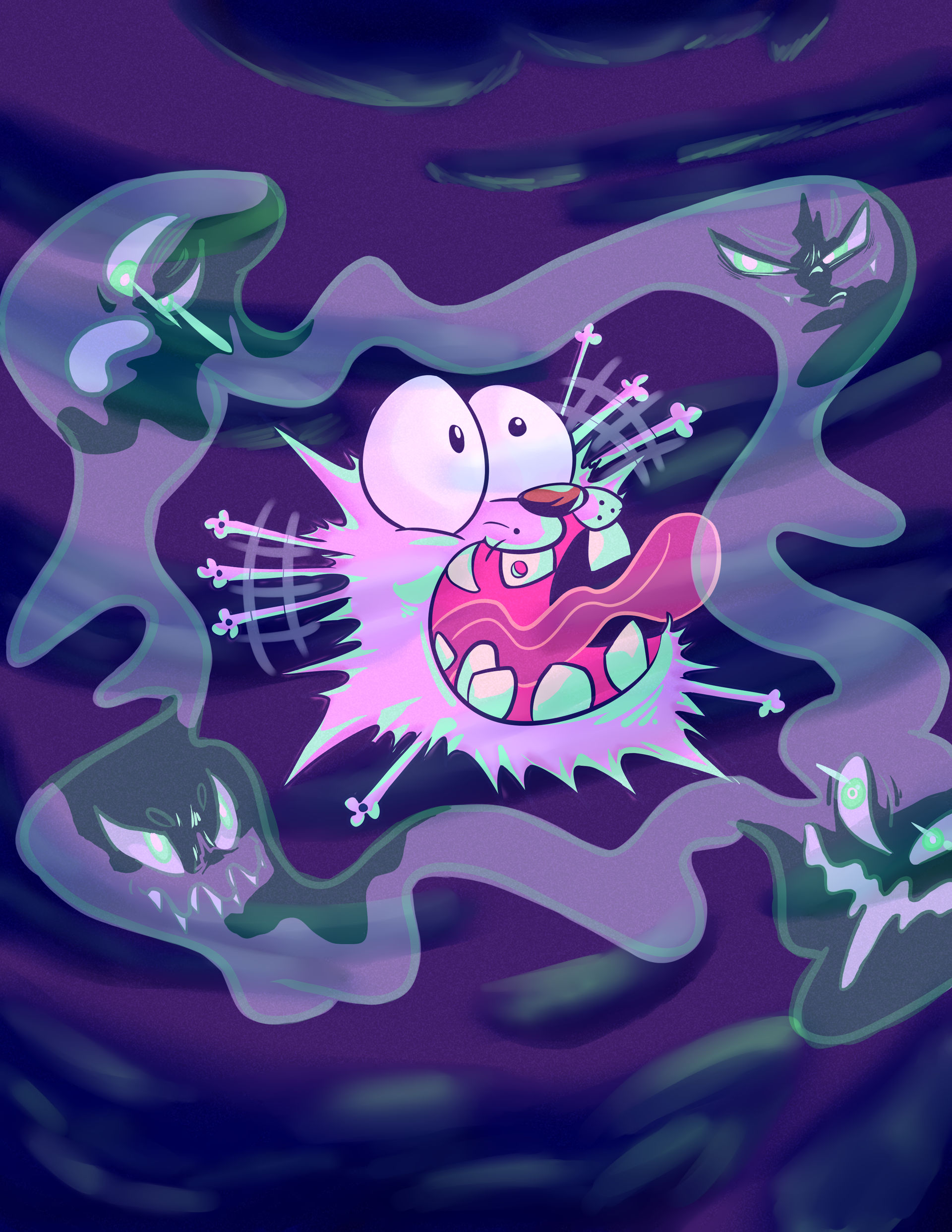 Schwick Courage the Cowardly Dog by EnockEdition on DeviantArt