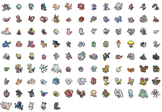 Pokémon Brasil - -Ryu Sprites de todos os Pokémon shiny