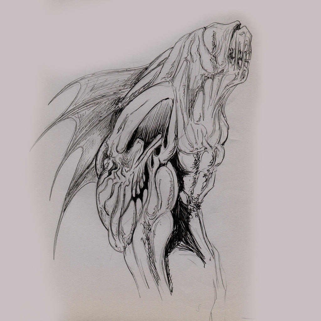 Monster Ink Sketch05 by neometalero on DeviantArt