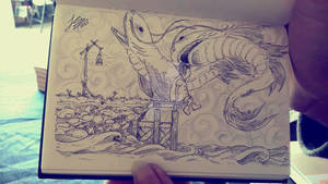 Sketches to the sunset - Fishes