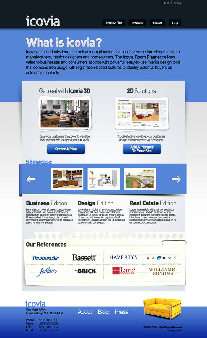Icovia Website by killustrator on DeviantArt