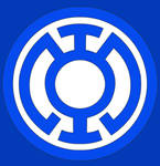 Blue Lantern Corps Emblem by RingsofFireTiger