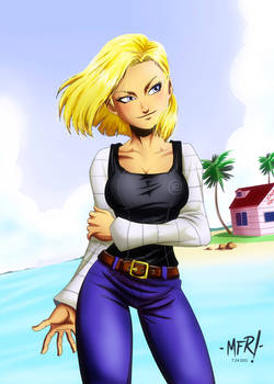 Commission - Android 18